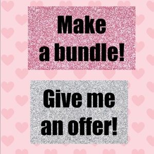 I accept reasonable offers!